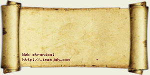 Atanasije Smiljković vizit kartica